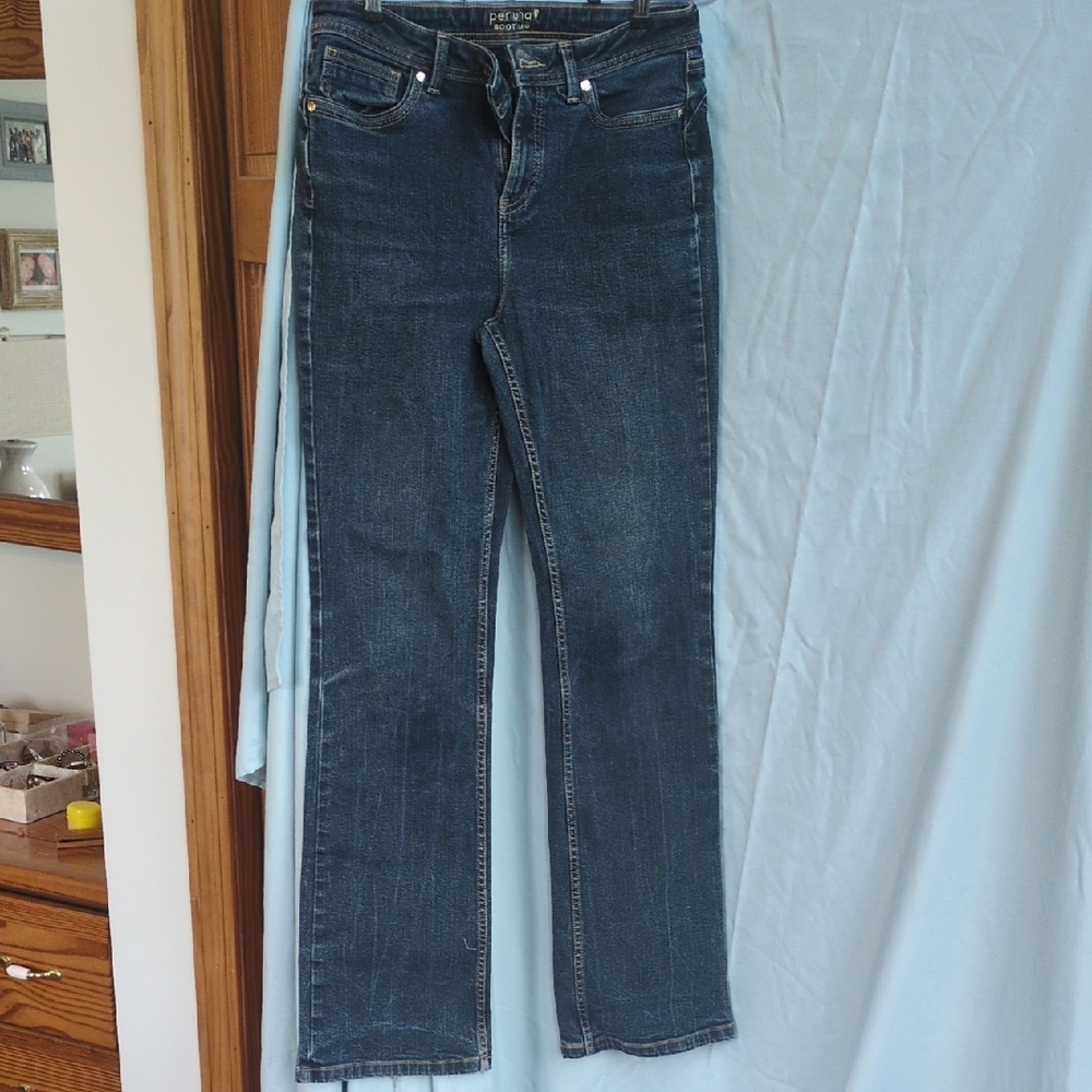 Dark Blue Boot Cut Jeans